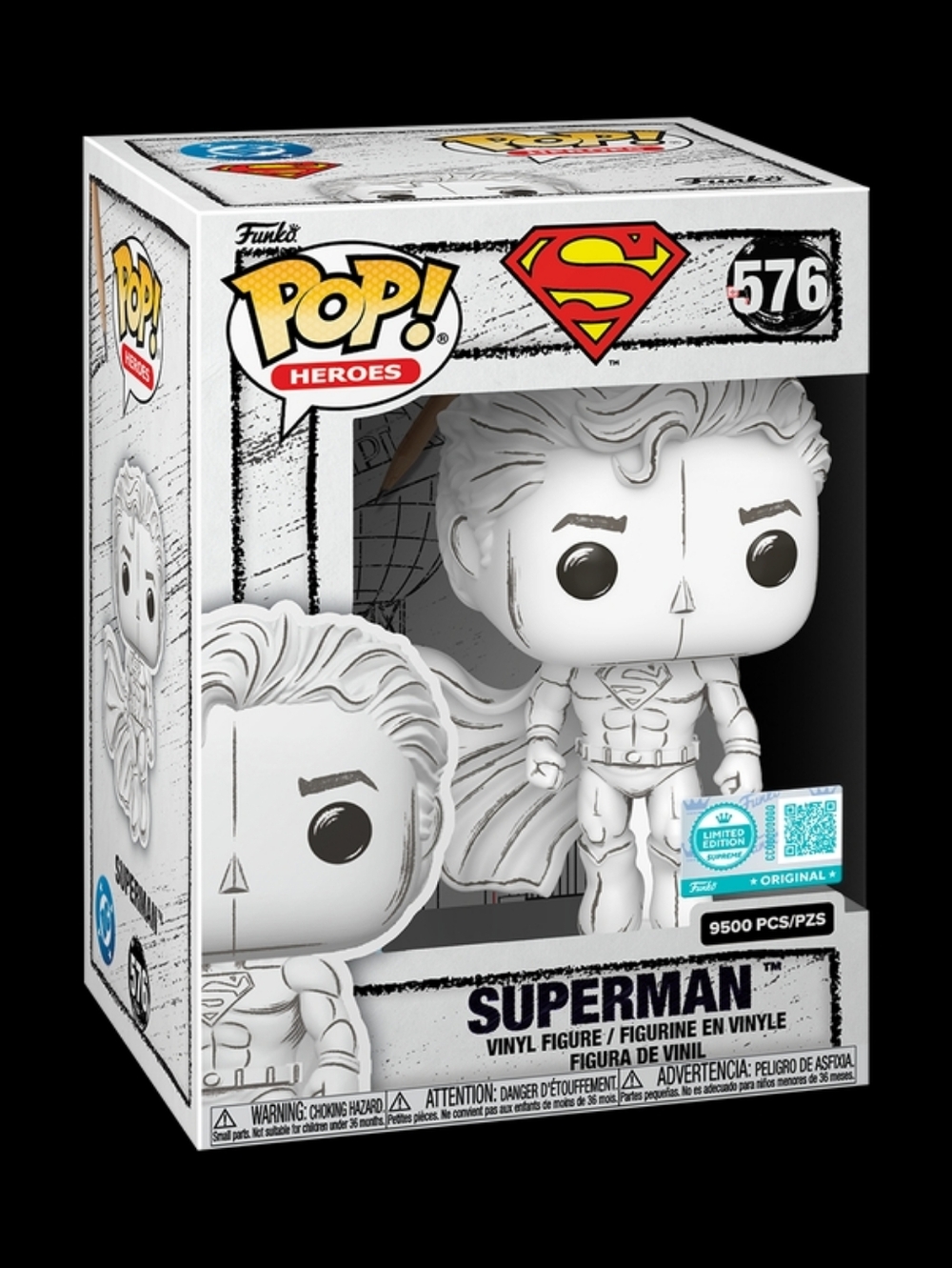 Funko Pop! Superman - Superman (Sketch) Funko Exclusive LE9500